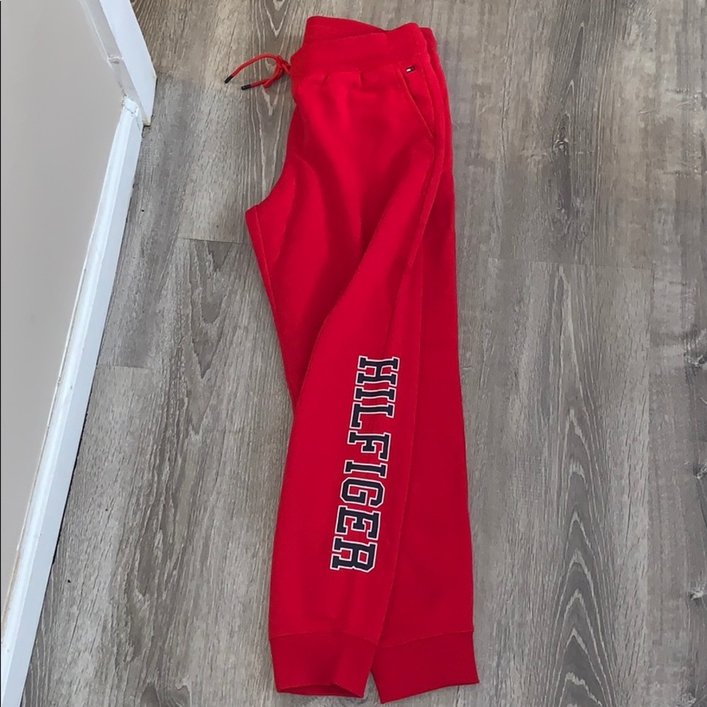 Tommy Hilfiger Red Joggers